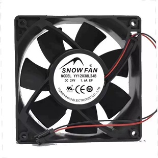 SNOWFAN YY12038L24B变频器散热风扇焊机风机12038 24V 1.6A