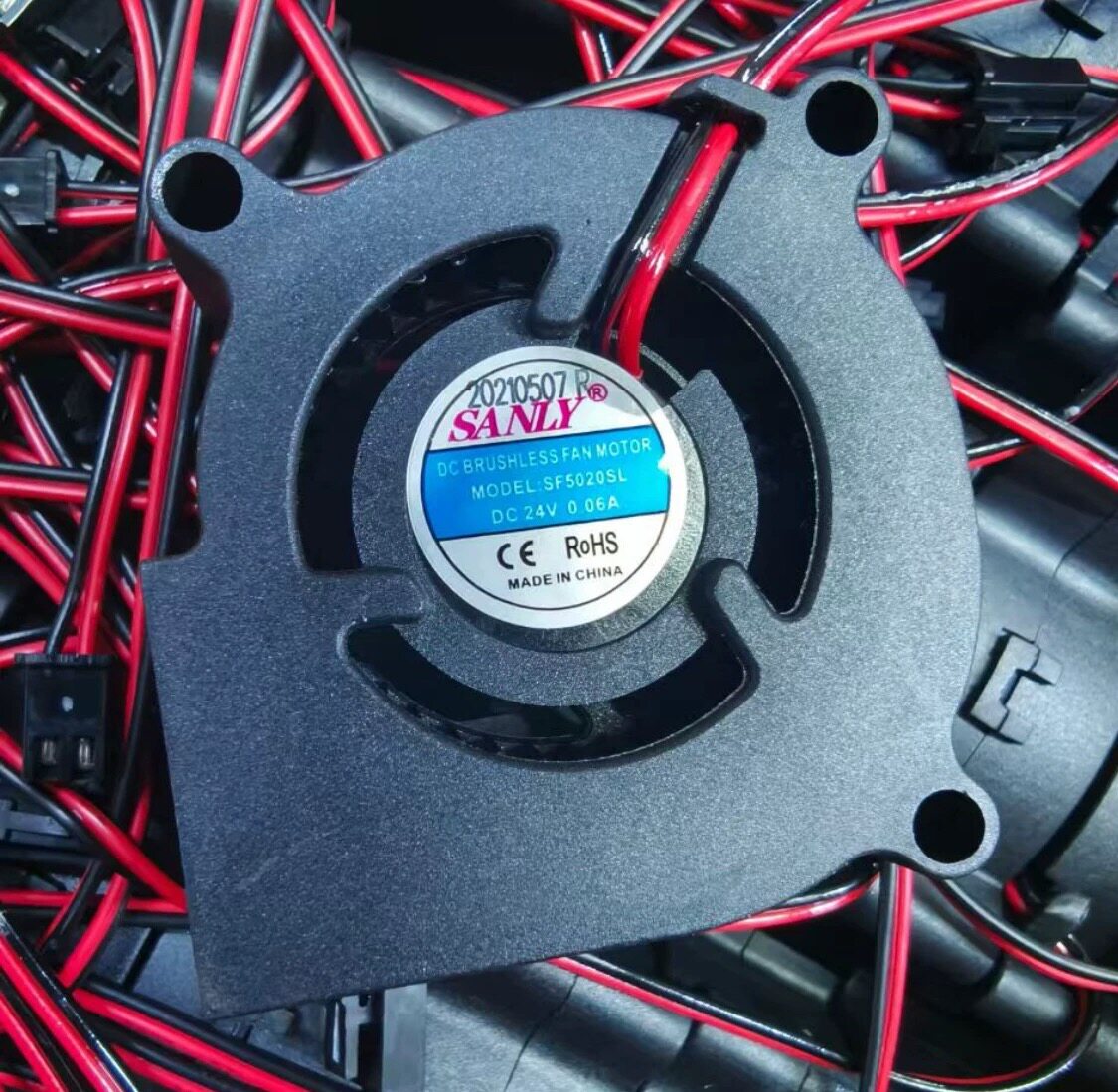 SANLY SF5020SL 24V 0.08A 5CM 5020 鼓风机静音散热风扇涡轮风扇