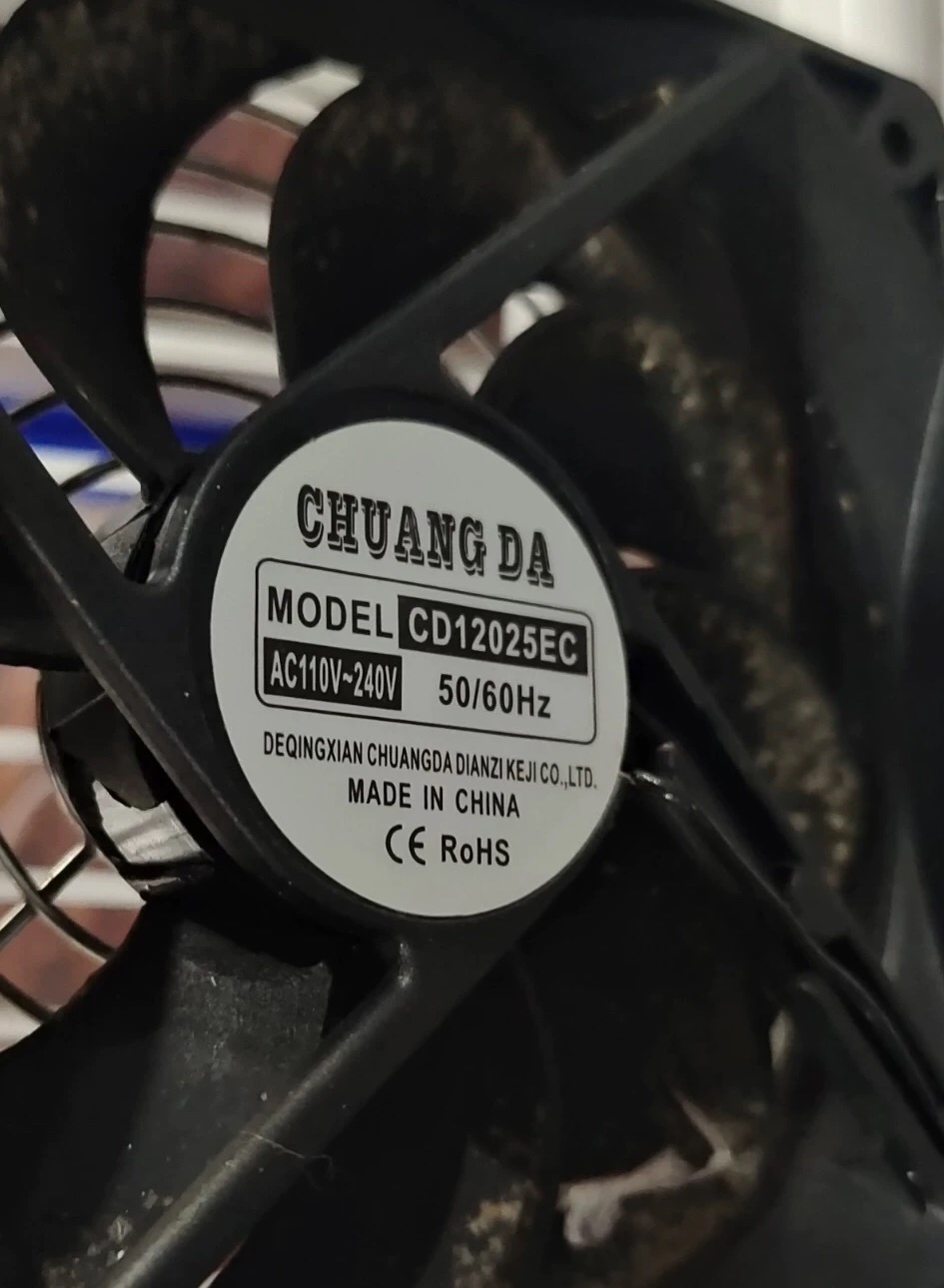 CD12025EC全新EC110-280V50/60Hz节能增压冰箱风冷机柜HC散热风扇