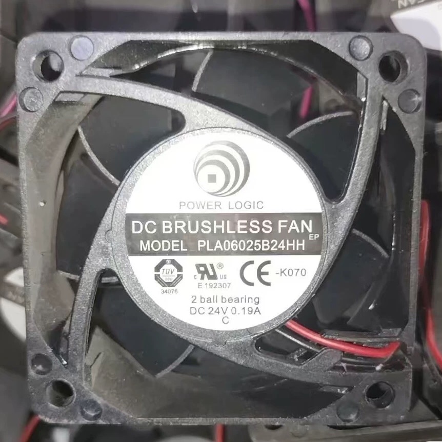 POWER LOGIC PLA06025B24HH 24V 0.19A 6CM 6025 变频器散热风扇