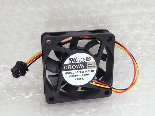 CROWN全新AGE06015B24H DC24V 3.84W 6015 6CM舞台灯光散热小风扇