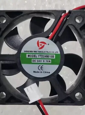 全新应天YTD245010B DC24V伏0.10A 50X50X10MM小型变频器散热风扇