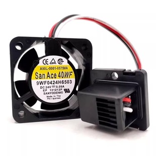 0.09A DC24V 4020 4CM 散热风扇 三洋 发那科FANUC 9WF0424H6503