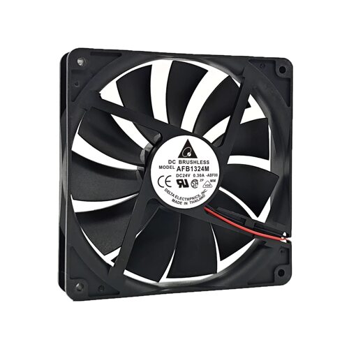 台达AFB1324M 24V 0.35A 4.8W 13525 13.5CM变频器静音散热风扇