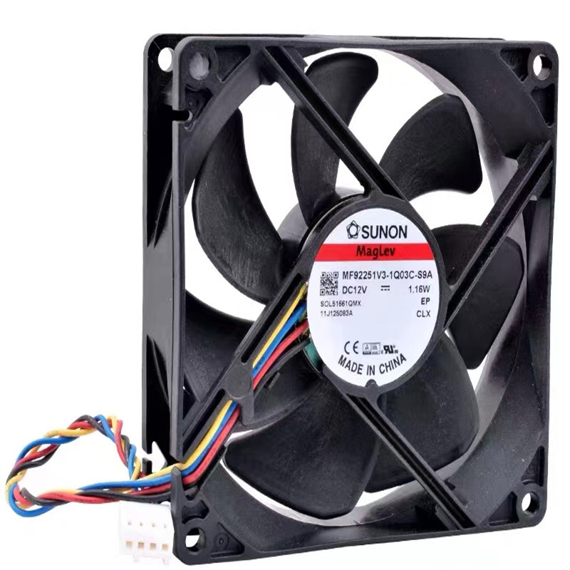 SUNON建准 MF92251V3-1Q03C-S9A 12V 1.16W 9025 9CM 4线机箱风扇