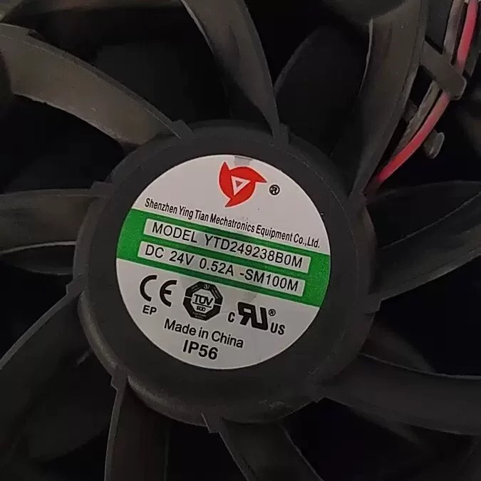 全新 应天 YTD249238B0M DC24V 0.52A 9厘米 9038 电焊机散热风扇