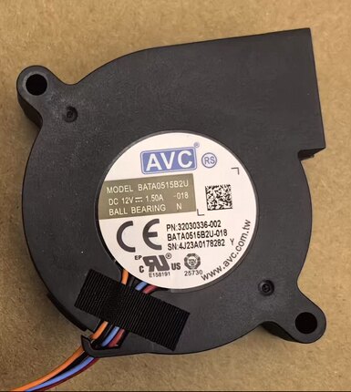 全新AVC 5015 12V 1.50A BATA0515B2U 四线热吹风涡轮风扇