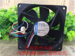 2GLE 3线散热风扇9CM厘米 3412 0.5W 正品 12V 25MM