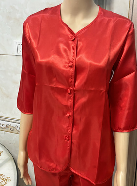 香港喜庆新娘龙凤褂秀禾服打底上头睡衣无口袋结婚传统红色衣套装