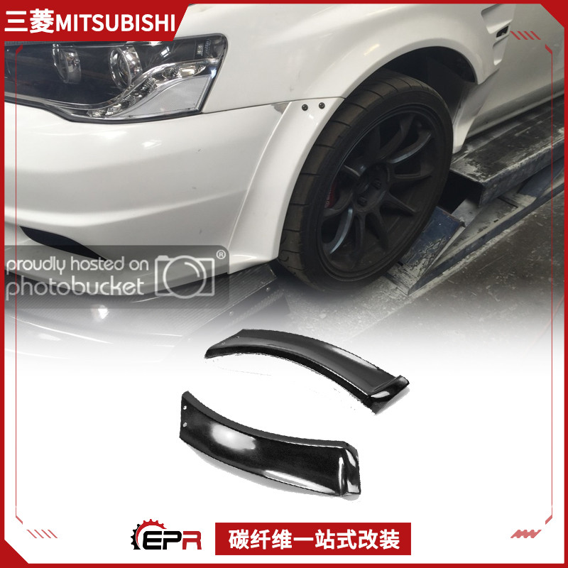 翼神改装头沙板改装件三菱EVO10