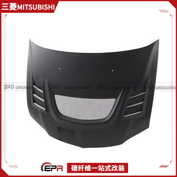 三菱EVO89改装件碳纤维散热车盖