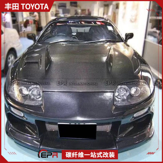 适用于丰田Supra MK4 93-98 碳纤维DO款大包围前杠后杠侧裙改装件
