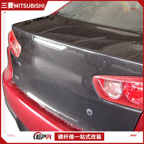 EVO10改装件三菱碳纤维后备箱盖