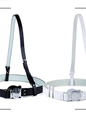 2011式保安腰带斜挎武装外腰带 黑色白色执勤巡逻皮带物业保安腰