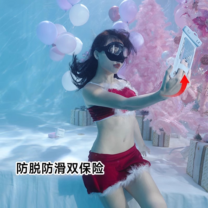 游泳手机防水袋臂挂密封保护套绑手臂包胳膊手腕浮潜水专用可触屏