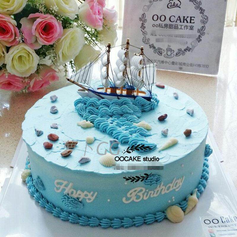 情景生日蛋糕摆件 帆船 一帆风顺 蛋糕装饰情景摆件 插旗 装饰,节庆用品/礼品,节日装扮用品,淘宝优惠券,粉丝福利购,淘宝优惠卷