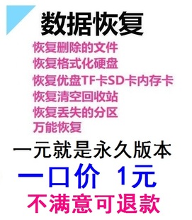嗨电脑格式U盘内存卡SD卡硬盘大师数据恢复软件工具图片文件文档