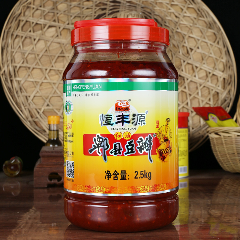 恒丰源5斤特惠红油郫县豆瓣酱