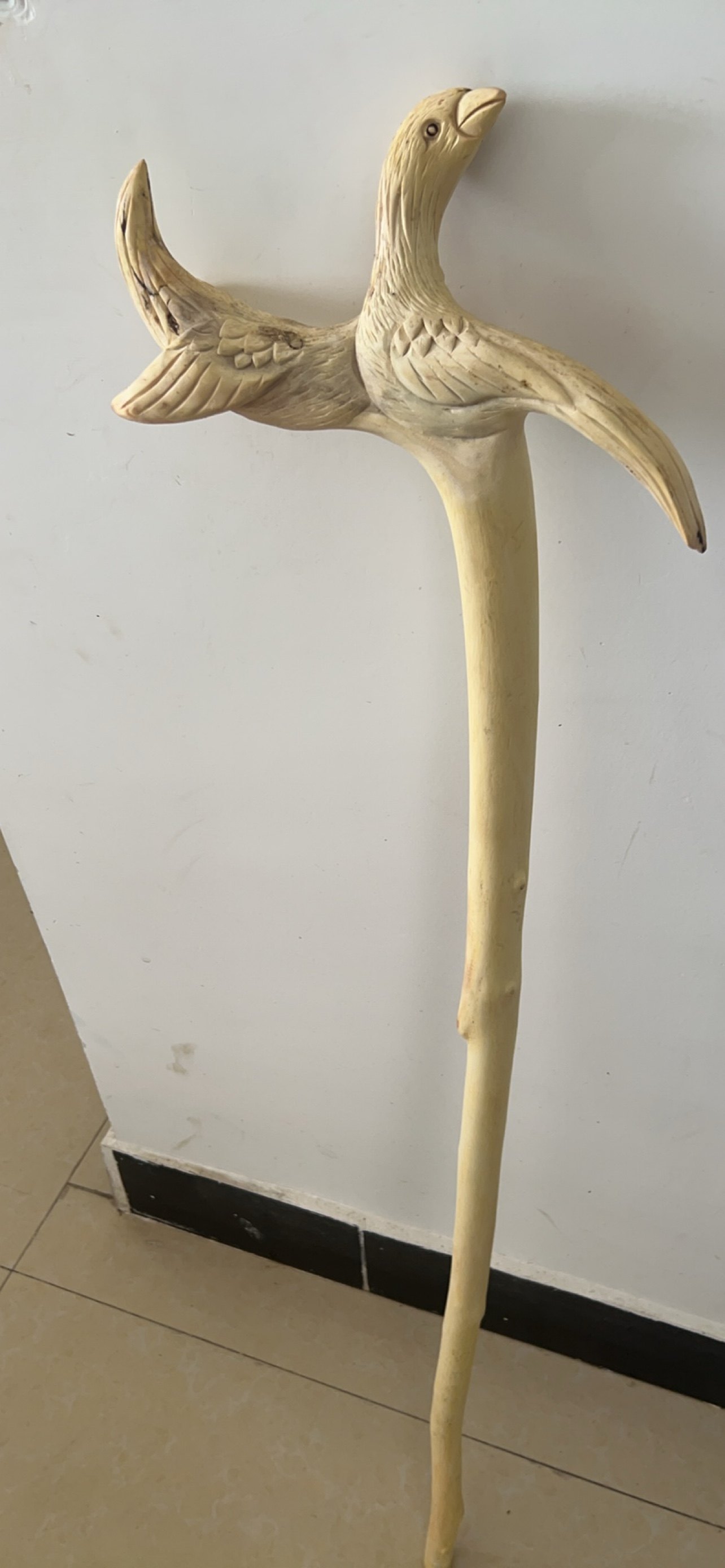 黄莲木拐杖随型造型天然干树枝个性小精品