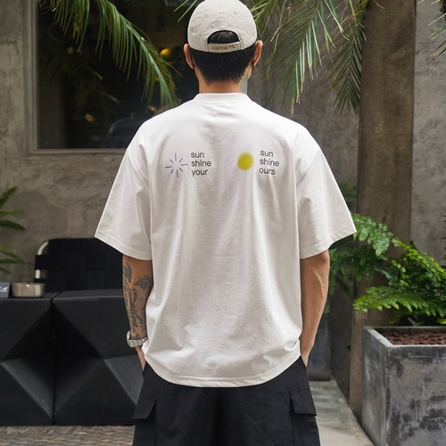 Propcell凉感Cityboy印花短袖T恤