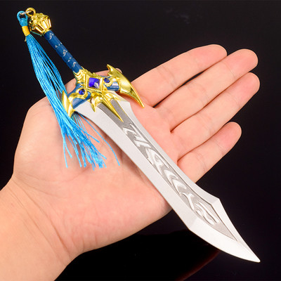 魔兽金属武器奎尔塞拉单手剑合金兵器模型摆件手办道具刀剑玩具