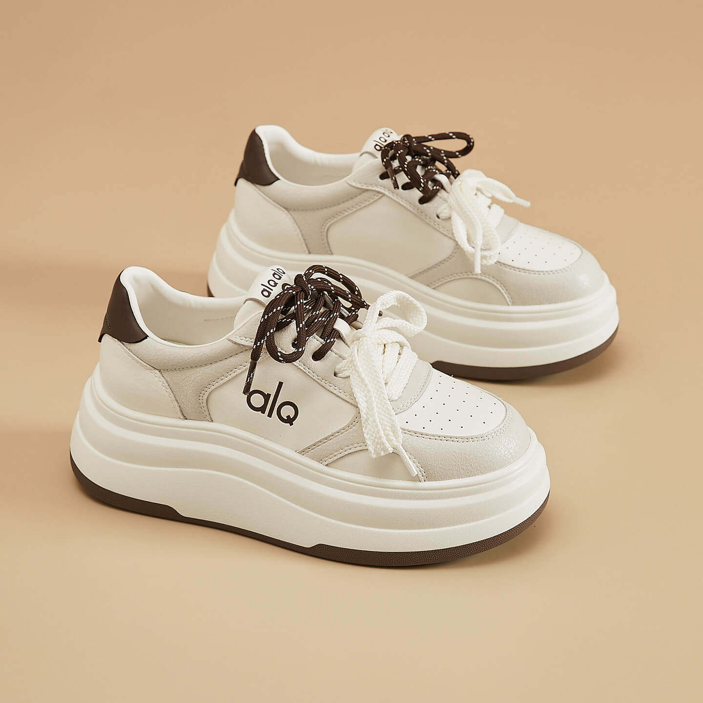 6cm松糕厚底小白鞋女款2025新款秋季百搭增高休闲板鞋超火女鞋子