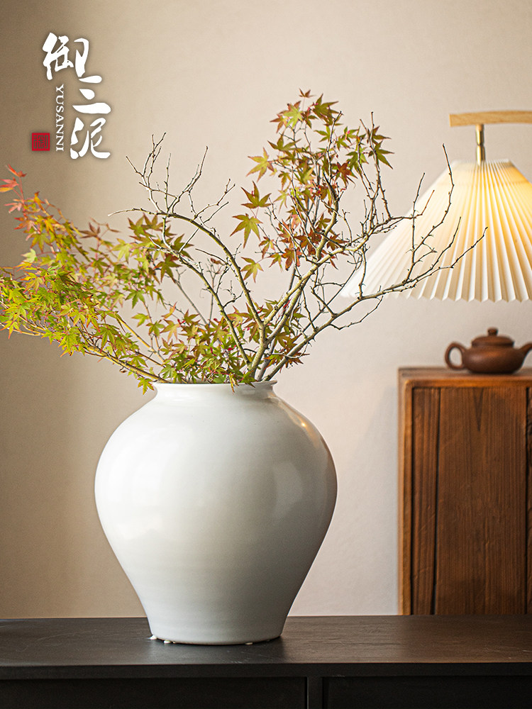 优萨尼新中国风可达豪华高端陶瓷花瓶客厅插花花坛和酒店早餐禅宗