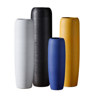 北欧花瓶客厅插花落地摆件假花仿真花现代简约陶瓷莫兰迪干花装饰