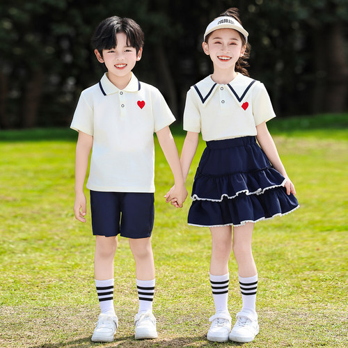 六一儿童演出服夏季小学生校服合唱朗诵服装幼儿园园服毕业照班服