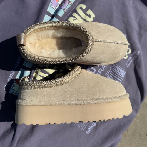 羊皮毛一体包头雪地靴半拖