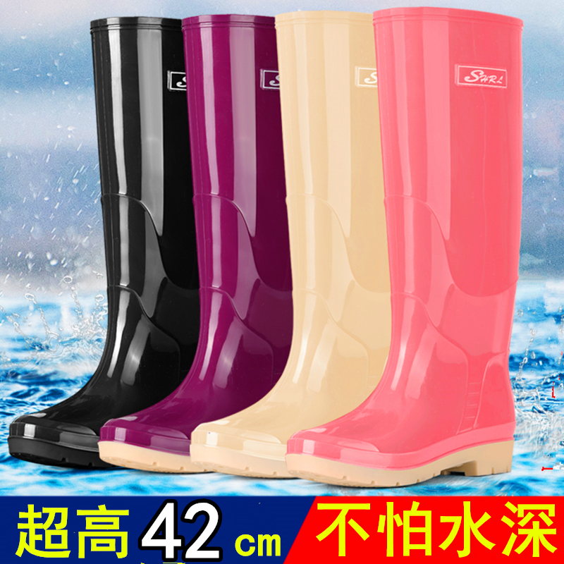 超高筒雨鞋更防水全新料更防滑