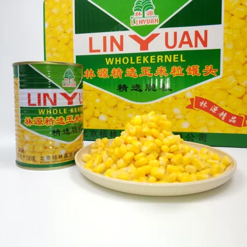 Lin Yuan выбрал кукурузные консервы 380G*2 бутылки из свежего салата для выпечки сырья и бесплатную доставку
