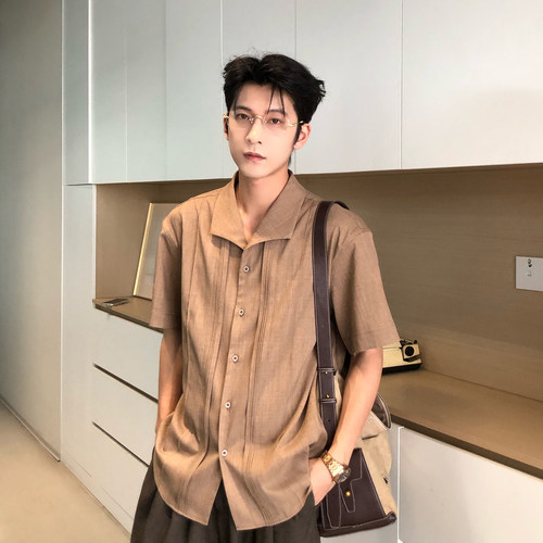 HLDS夏季免烫抗皱衬衫
