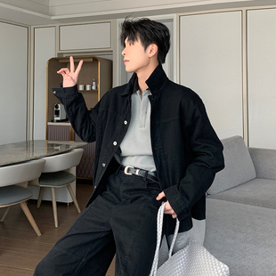 男穿搭一整套纯棉搭配男装 高级感炸街牛仔套装 男式 Hualun巨好看