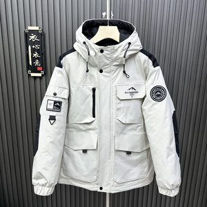 2024冬季新款工装加厚保暖棉服男士户外情侣冲锋衣休闲百搭男外套