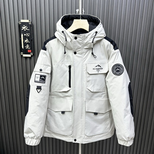 加厚保暖棉服男女同款 工装 情侣冲锋衣休闲百搭男外套 新款 2025冬季