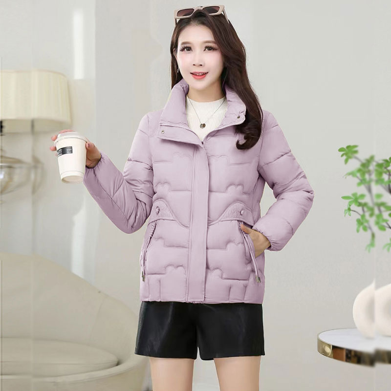 冬装2025新款女士棉衣加厚保暖棉服女短款棉袄中老年妈妈休闲外套