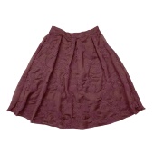 女装 K2100夏季 新款 复古浮雕提花半身裙遮胯显瘦时髦气质中长裙