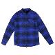 B8049外贸新款 秋冬保暖休闲青少年潮外套 复古格子加绒中大童衬衫