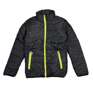 轻便休闲薄款 新款 男女棉衣外套活力撞色拉链立领棉服 1冬季 E4003