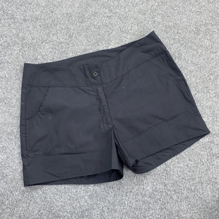 J1002夏季新款女装一粒扣纯色休闲裤舒适百搭日常款低腰短裤