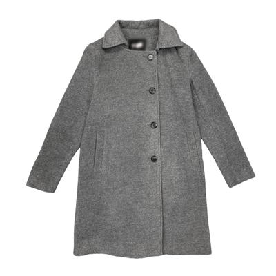 C6138孤品~冬季女装气质文艺范毛呢外套时尚通勤中长款呢子大衣