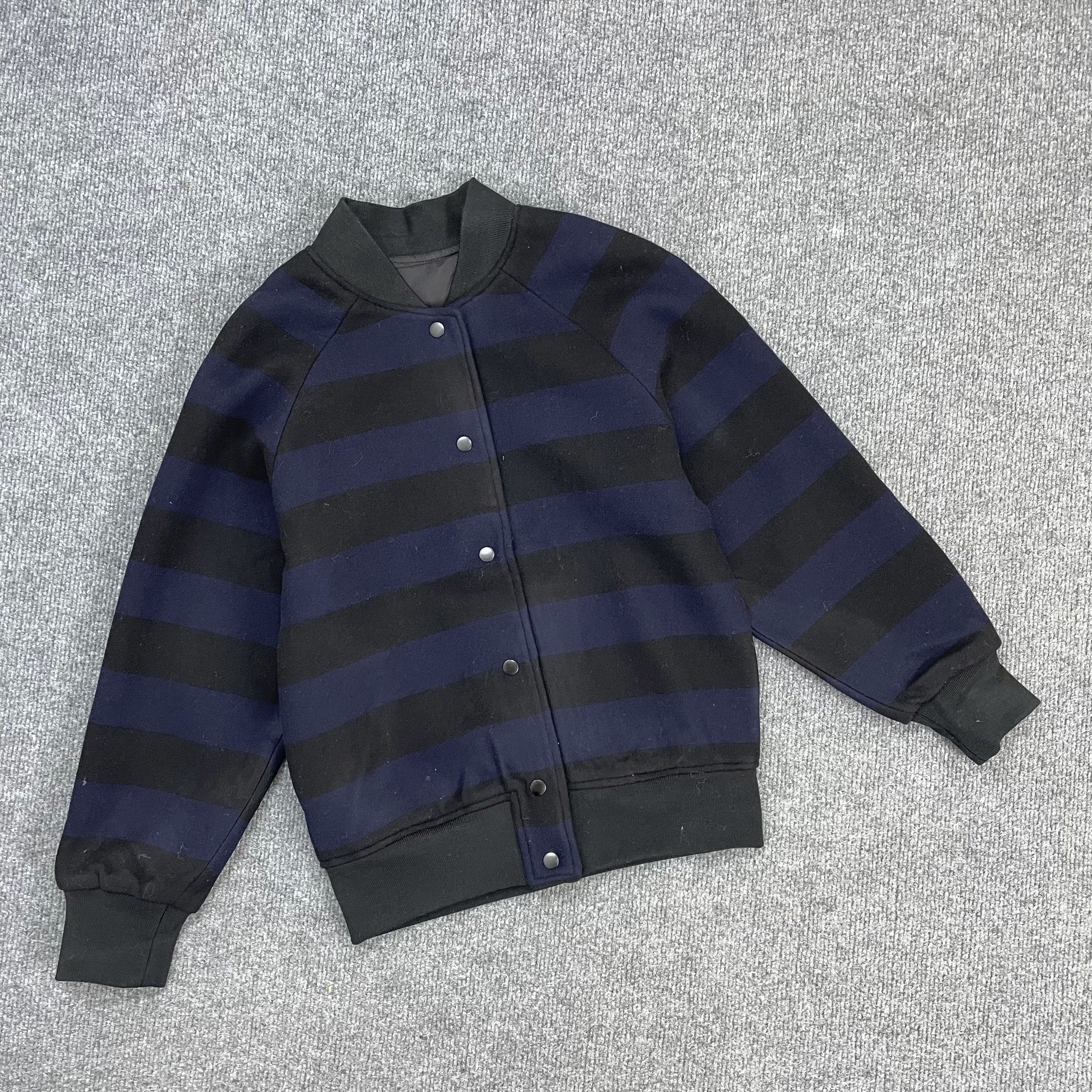 B5001冬季新款女装条纹休闲插肩袖毛呢外套罗纹袖口棒球呢子夹克,女装/女士精品,毛呢外套,淘宝优惠券,粉丝福利购,淘宝优惠卷