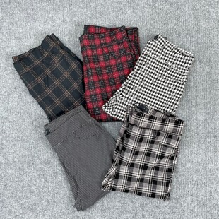 女装 舒适铅笔裤 修身 中腰常规休闲裤 人棉铅笔裤 K3063外贸新款