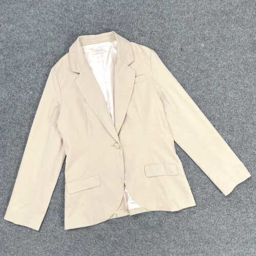 B2167日单新款女士一粒扣翻领西装外套早春城市通勤休闲西服