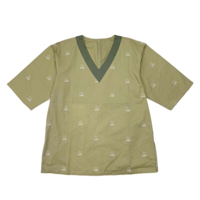 C7128春新款情侣V领汗蒸服宽松桑拿服足疗洗浴按摩浴衣家居服睡衣