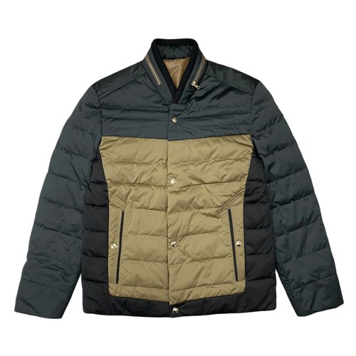 C8018孤品~冬季男装时尚拼色羽绒服轻薄休闲拉链保暖爸爸装外套