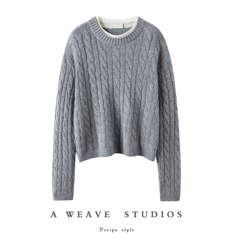 牧绒飞高端100%纯山羊绒衫