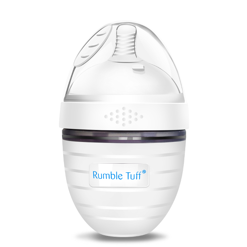 Rumbletuff硅胶奶瓶宽口新生儿婴儿初生仿真母乳头吸管式喂奶神器