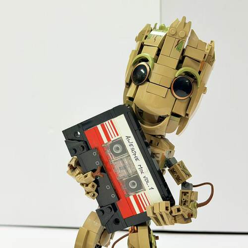 (二手）LEGO乐高76217我是格鲁特小树人超级英雄系列拼装积木